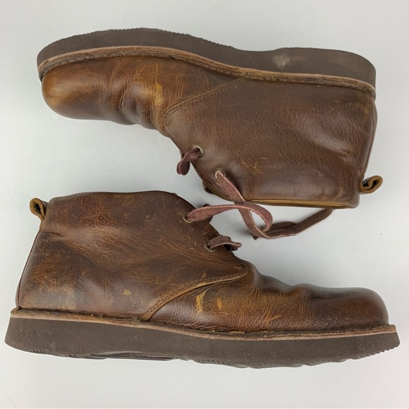 Samuel Hubbard Chukka Boot-Up Saddle Tan Leather Laced Boots 10M main image 8
